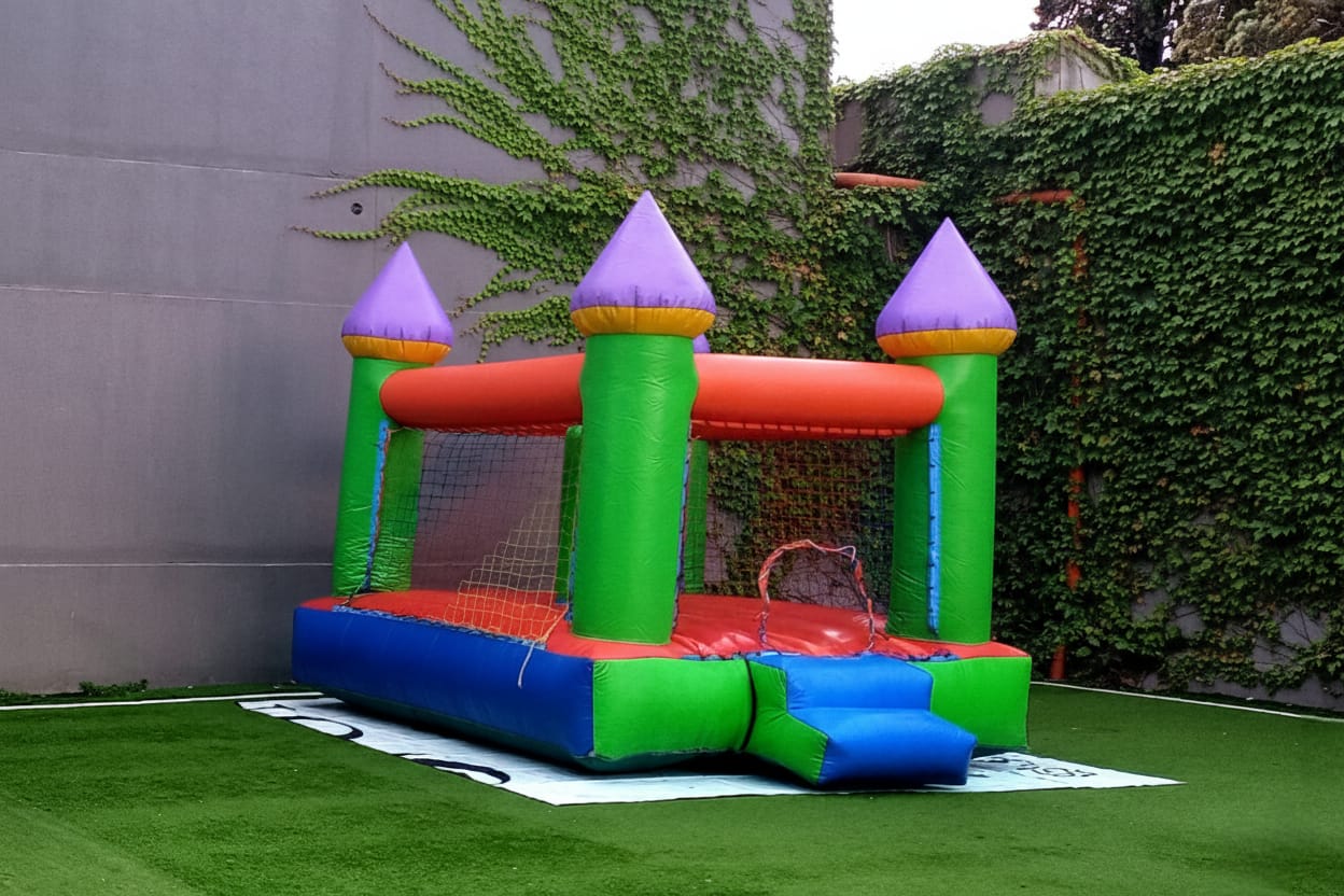 Castillo inflable 3x3 verde